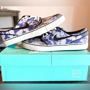 Nike zoom air Stefan Janoski PR QS Tie Dye skateboarding sneakers, Men’s 9.5